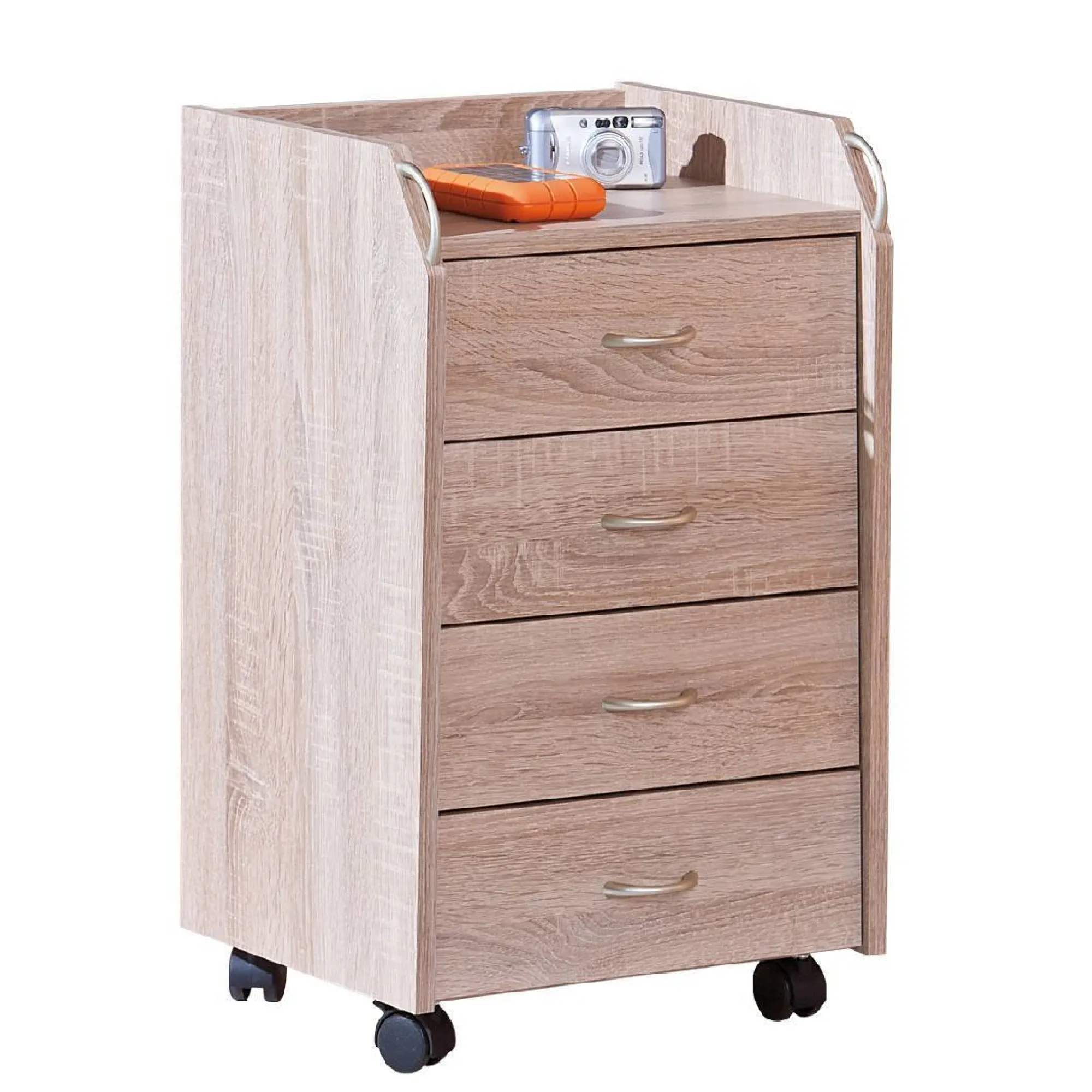 Cassettiera Kiel, Settimino multiuso, Comò camera da letto, Mobile con cassetti, 40x36 h65 cm,<Dmora Discount