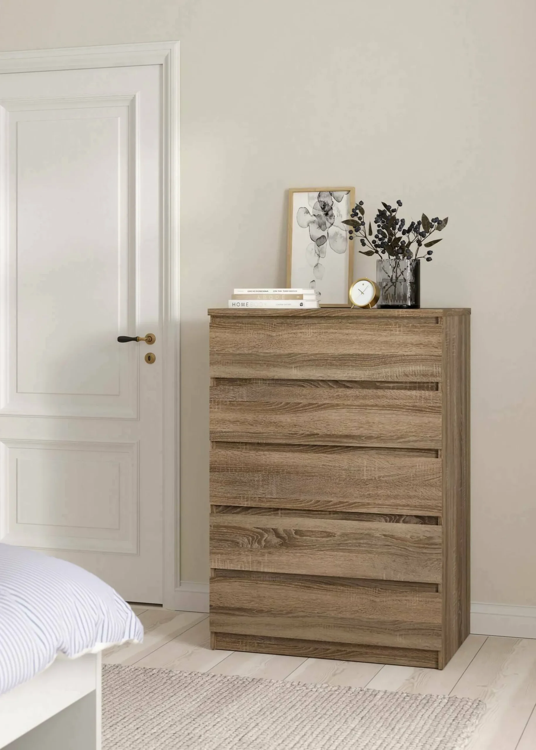 Cassettiera Lucy, 77x50 h111 cm,<Dmora Outlet