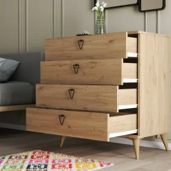 Cassettiera Paula, 80x45 h91 cm,<Dmora Cheap