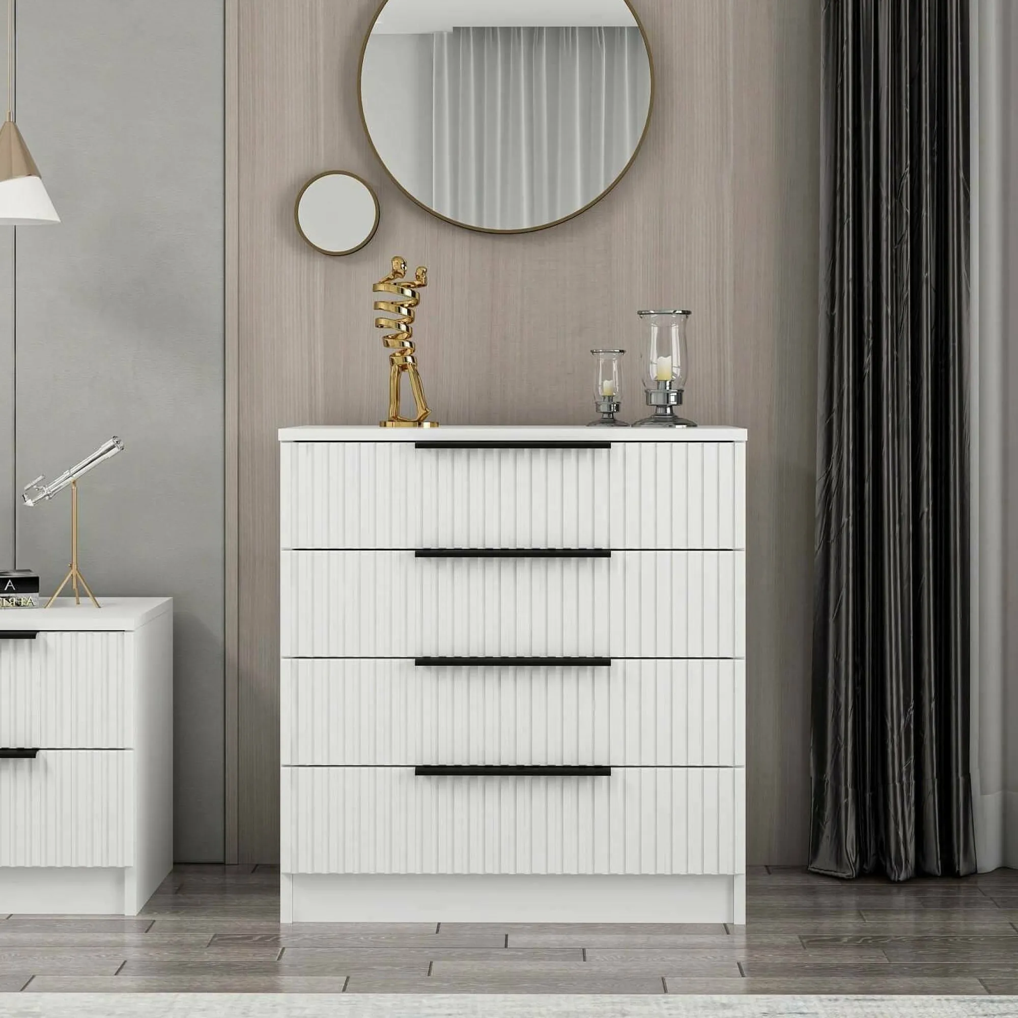 Cassettiera Vicente, 72x42 h77 cm,<Dmora Fashion