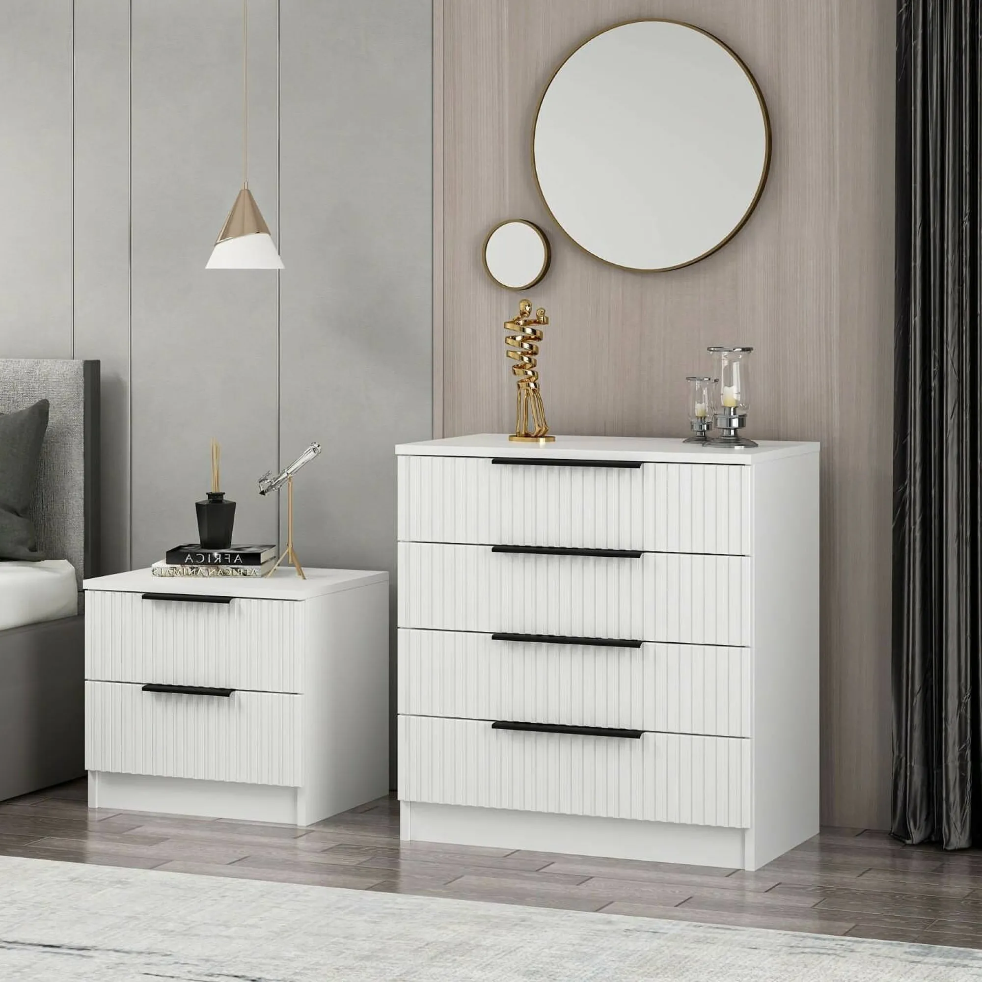Cassettiera Vicente, 72x42 h77 cm,<Dmora Fashion