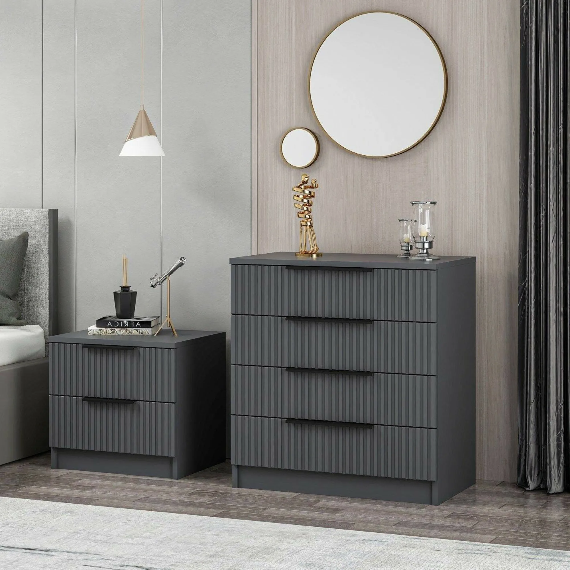 Cassettiera Vicente, 72x42 h77 cm,<Dmora Outlet