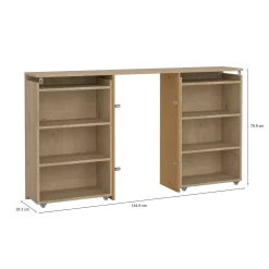 Comodino Arnaboldi, 26x145 h80 cm,<Dmora Outlet