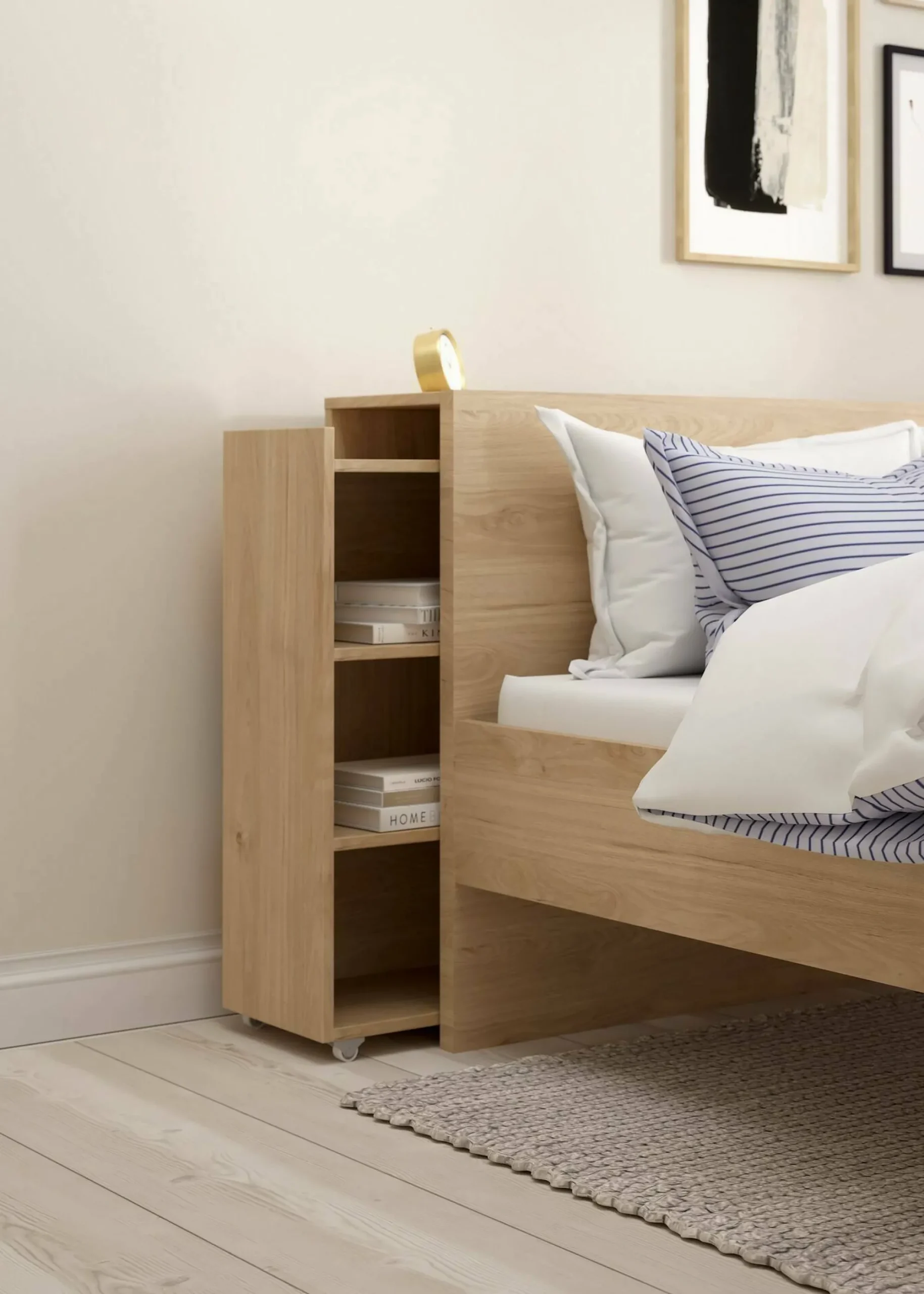 Comodino Arnaboldi, 26x145 h80 cm,<Dmora Outlet