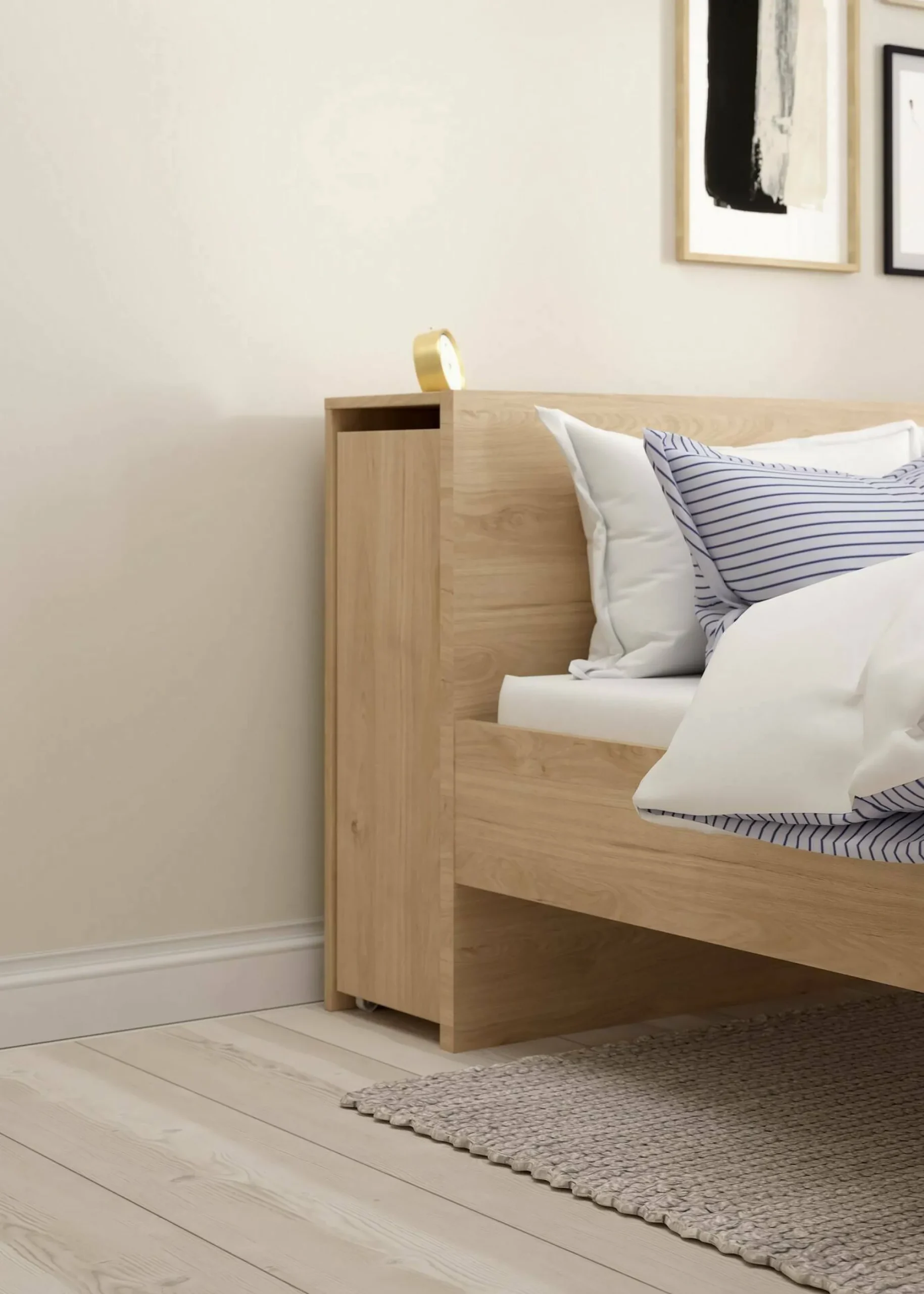 Comodino Arnaboldi, 26x145 h80 cm,<Dmora Outlet