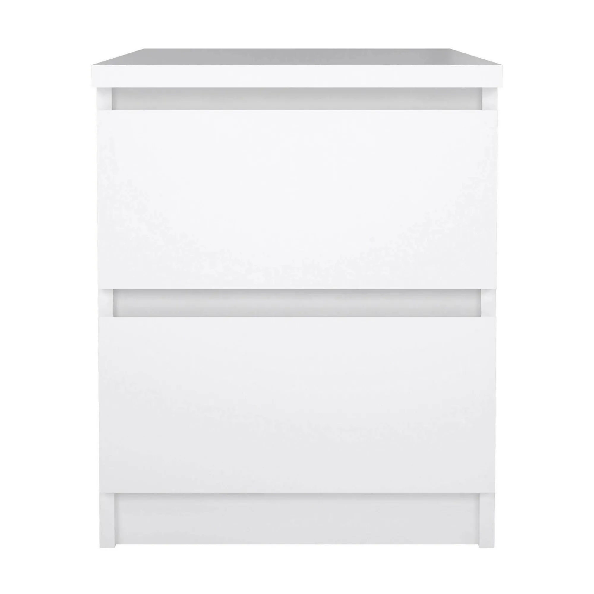 Comodino Azar, 40x50 h50 cm, Bianco<Dmora Discount