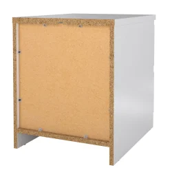 Comodino Azar, 40x50 h50 cm, Bianco<Dmora Discount