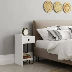 Comodino Cedro, 32x30 h61 cm,<Dmora Outlet