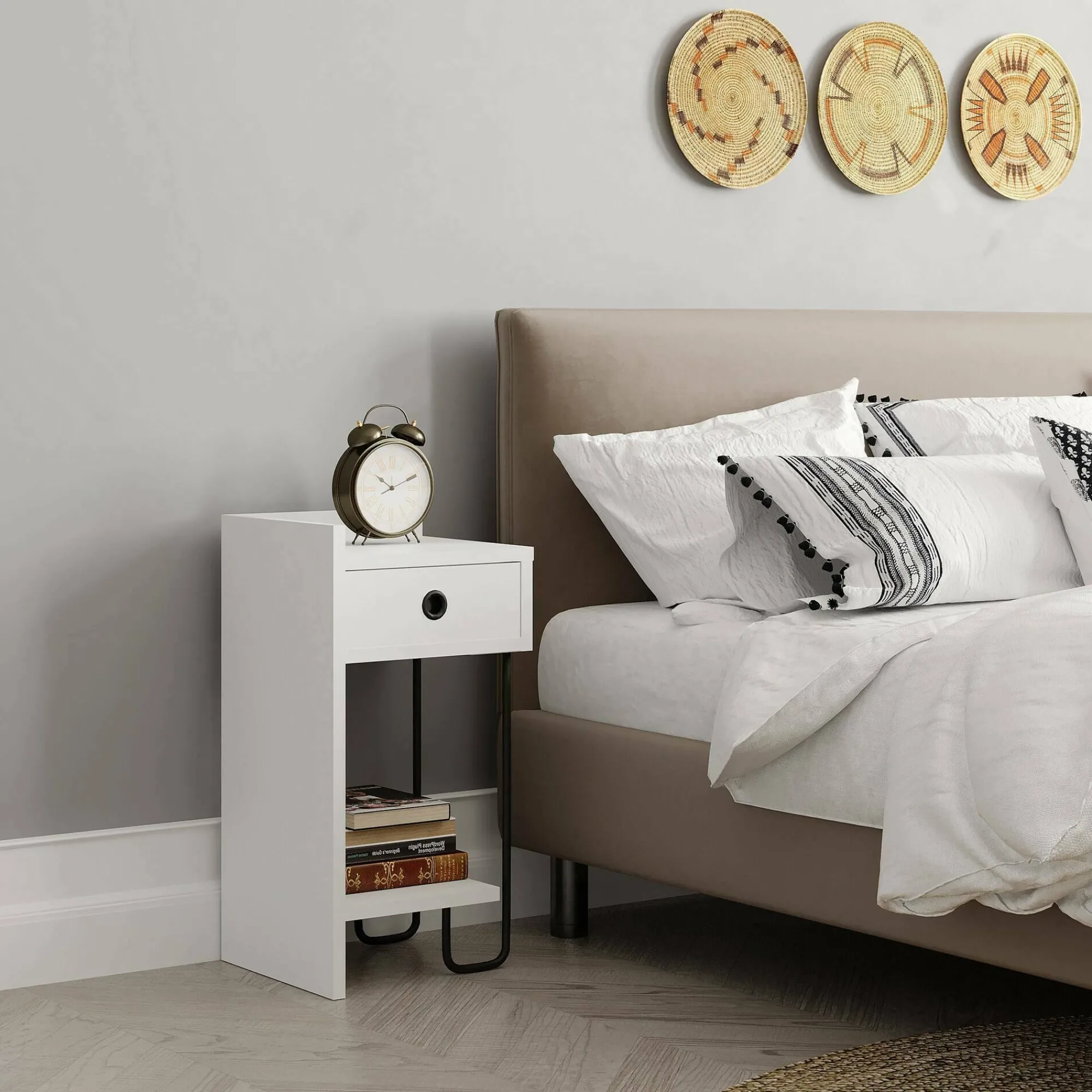 Comodino Cedro, 32x30 h61 cm,<Dmora Outlet