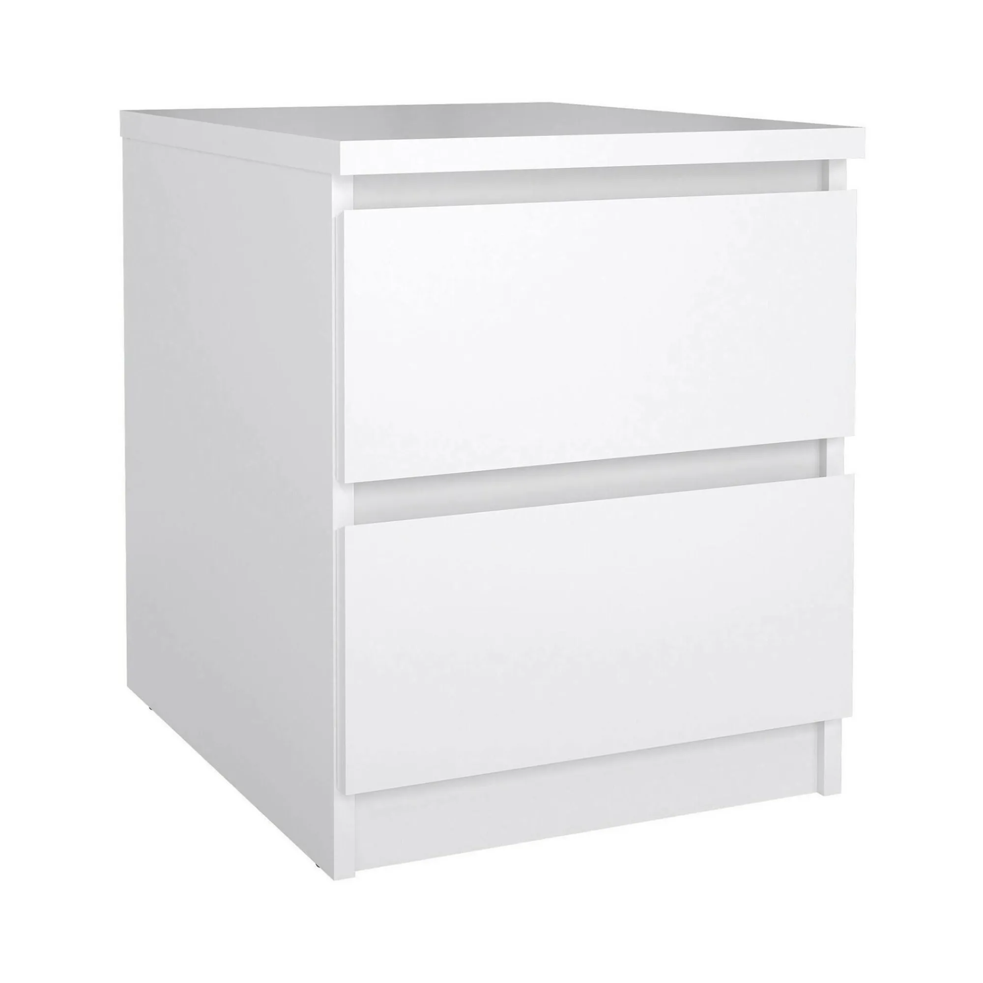 Comodino Daiki, 50x40 h50 cm, Bianco<Dmora Clearance