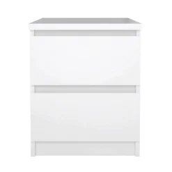 Comodino Daiki, 50x40 h50 cm, Bianco<Dmora Clearance