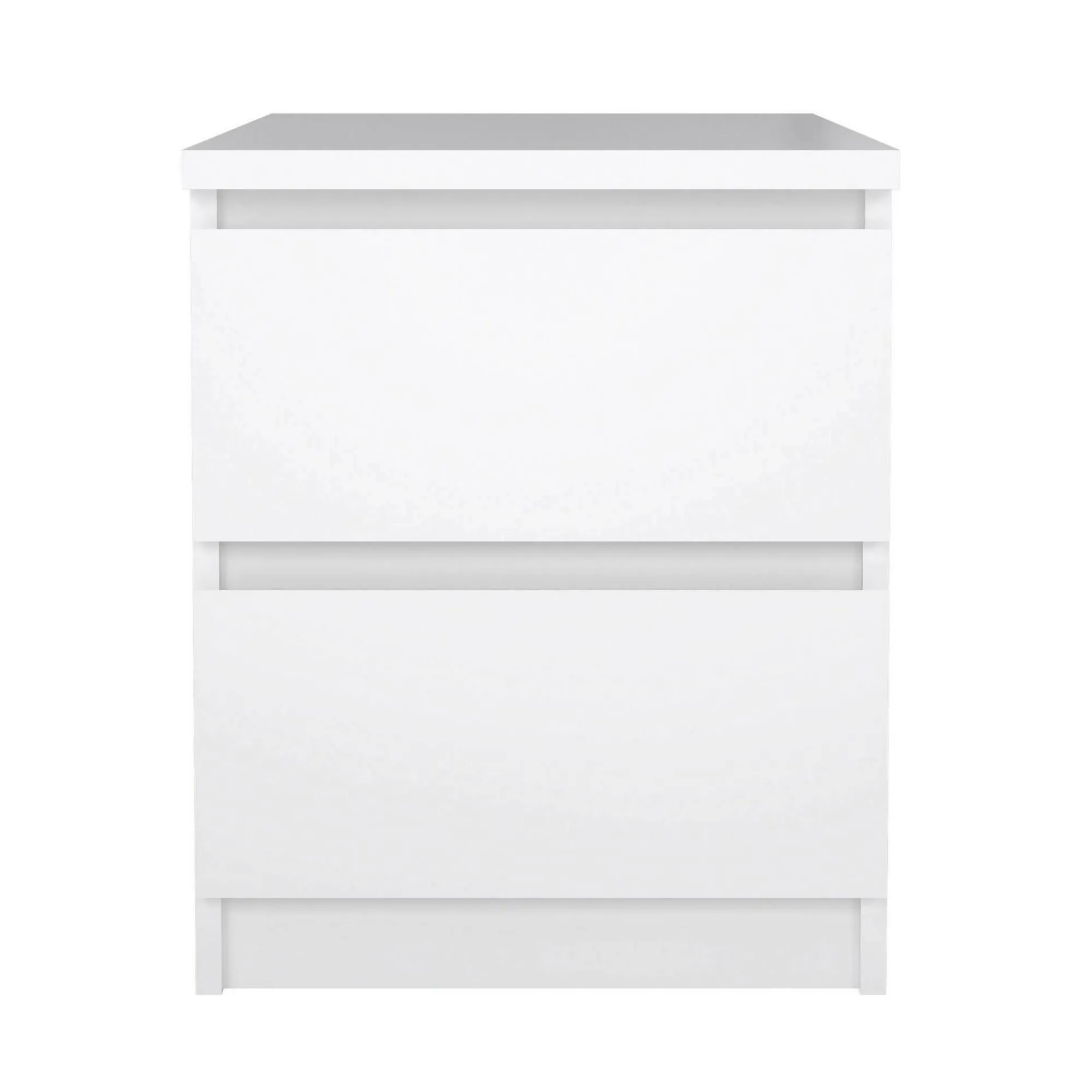 Comodino Daiki, 50x40 h50 cm, Bianco<Dmora Clearance