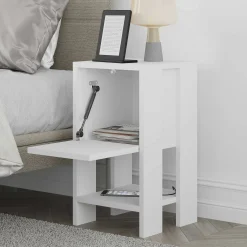 Comodino Filippa, 30x30h55 cm,<Dmora Cheap