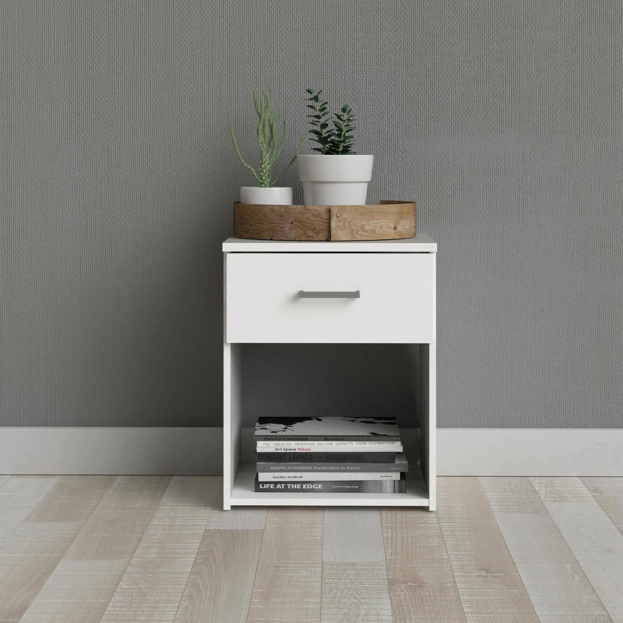 Comodino Giustina, 38x36 h48 cm,<Dmora Cheap