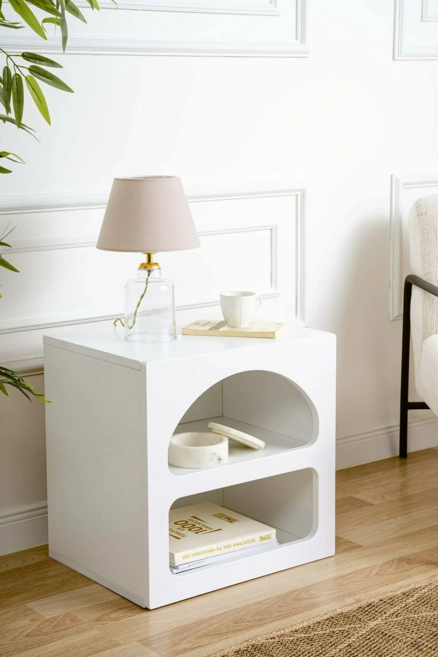 Comodino Nara, 50x38h50 cm,<Dmora Outlet