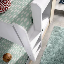 Composizione camera da letto Agle, 244x112h150 cm, Rovere e Bianco<Dmora Outlet