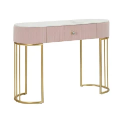 Consolle Abstraktes , 100x40 h75 cm, Rosa e Bianco<Dmora Flash Sale