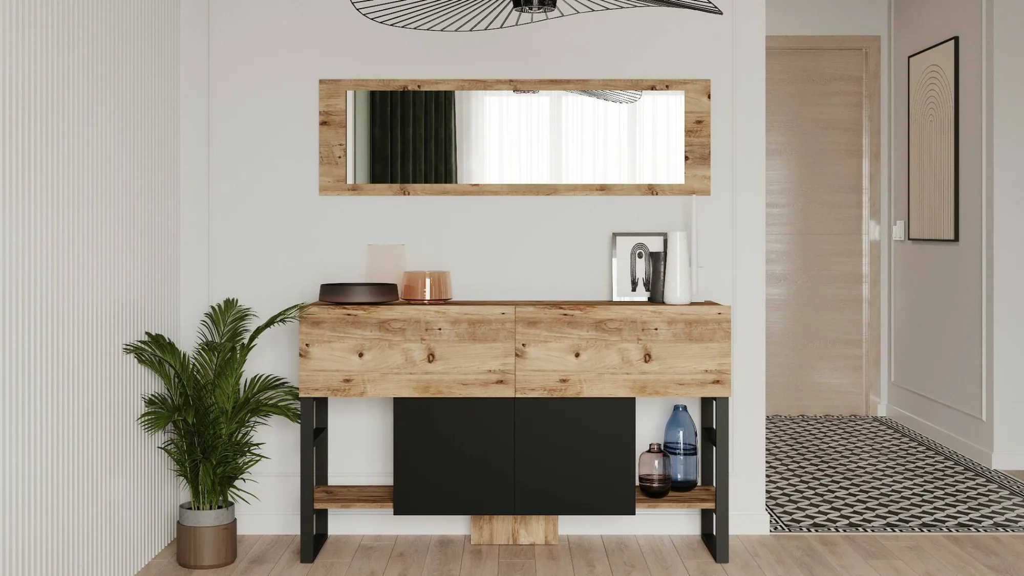 Consolle Alleghe, 139x43 h84 cm,<Dmora Hot