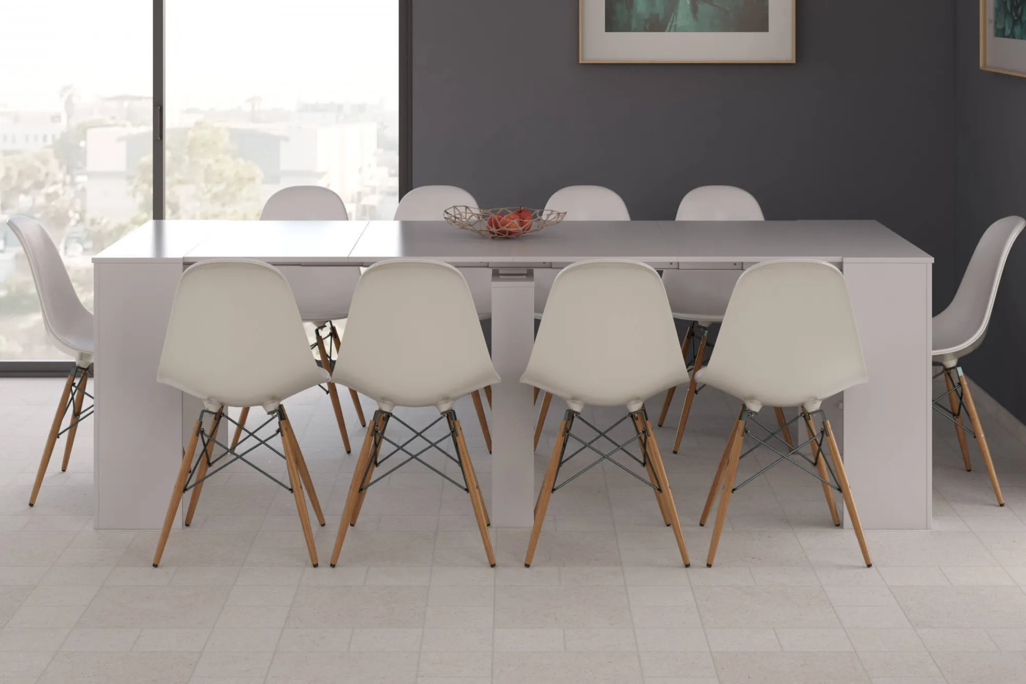 Consolle allungabile Abicitren, 51/237x90h78 cm,<Dmora Best