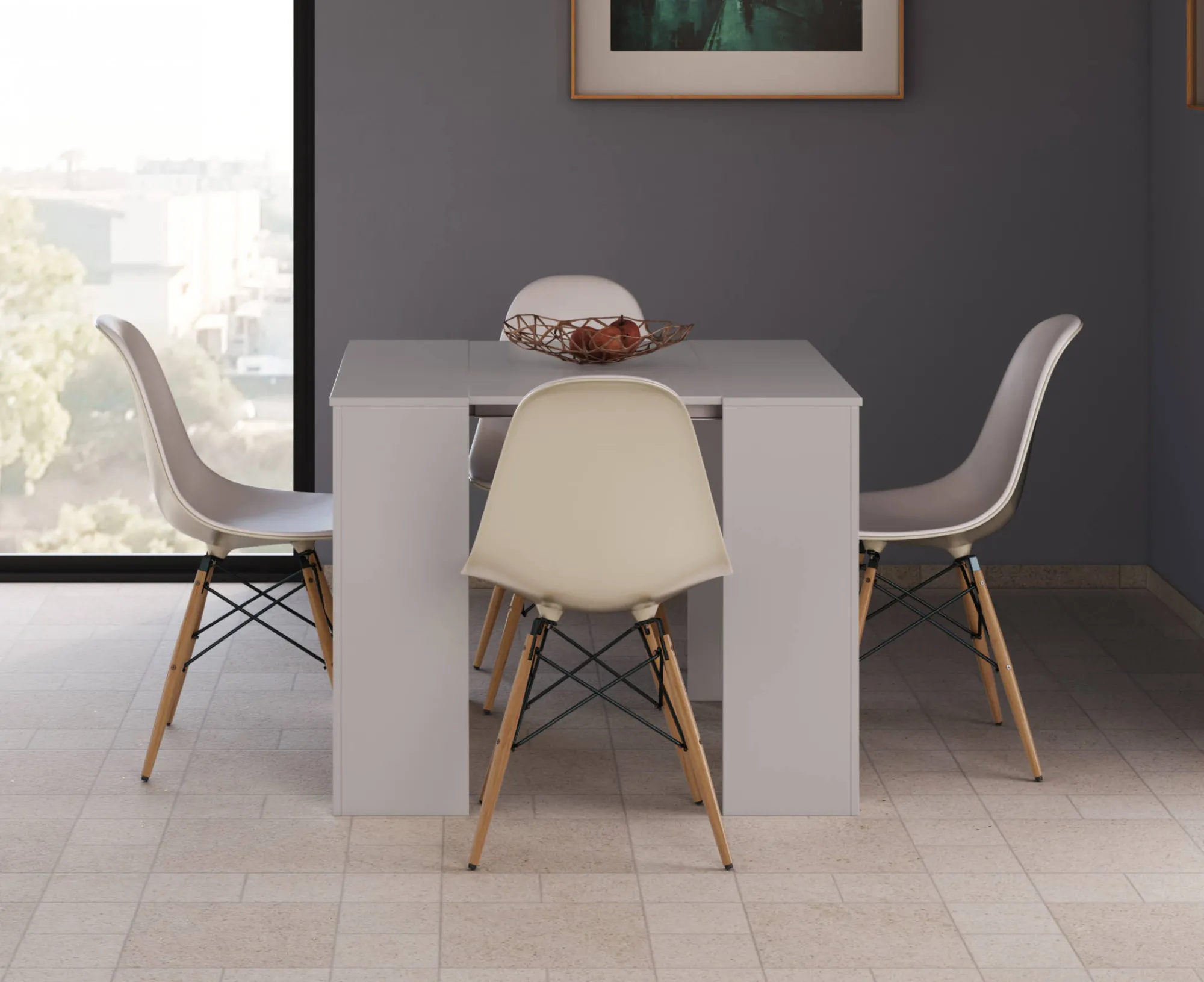 Consolle allungabile Abicitren, 51/237x90h78 cm,<Dmora Best