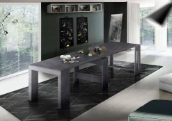Consolle allungabile Anello, cm 51/300x90h77,<Dmora Best