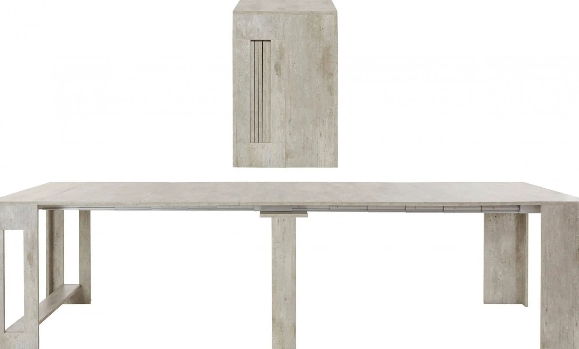 Consolle allungabile Dguigo, cm 51/300x90h77,<Dmora New