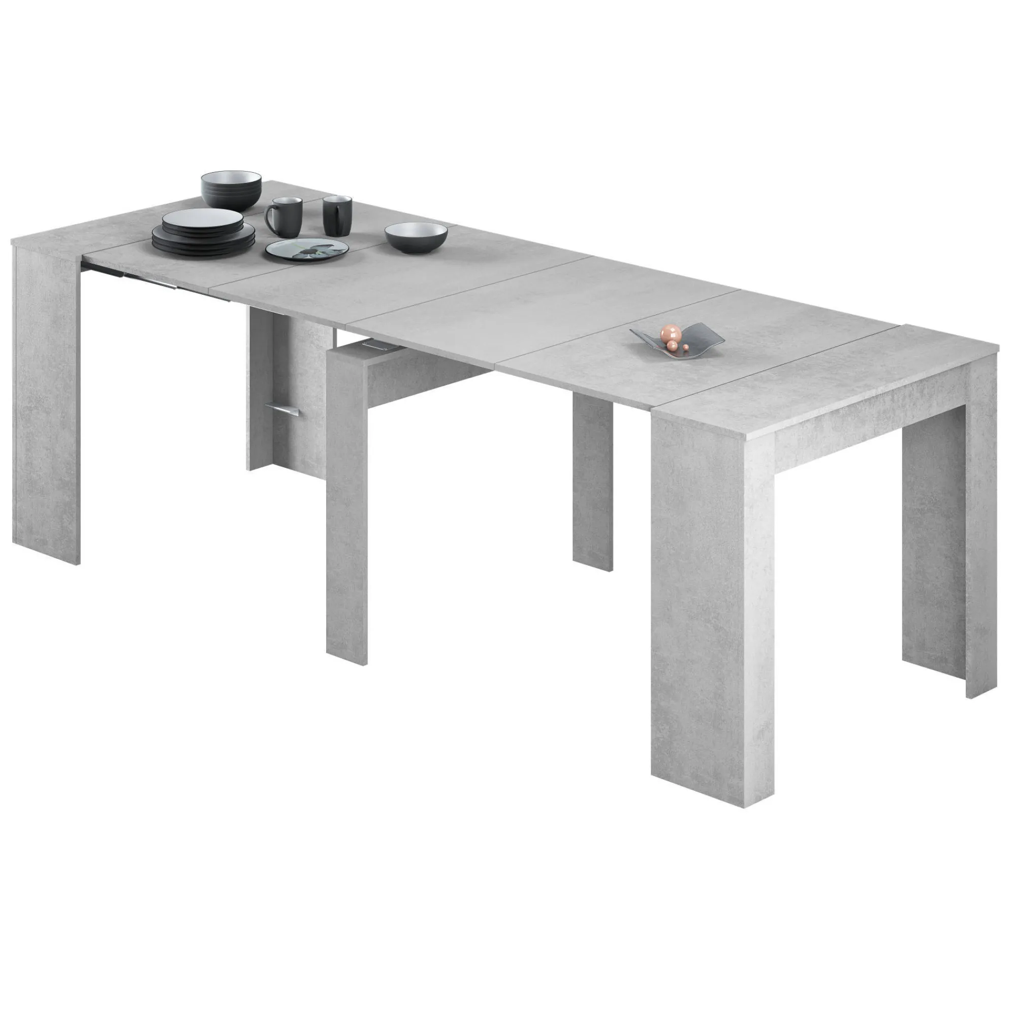 Consolle allungabile Dpanozz, 90/237x51h78 cm,<Dmora New