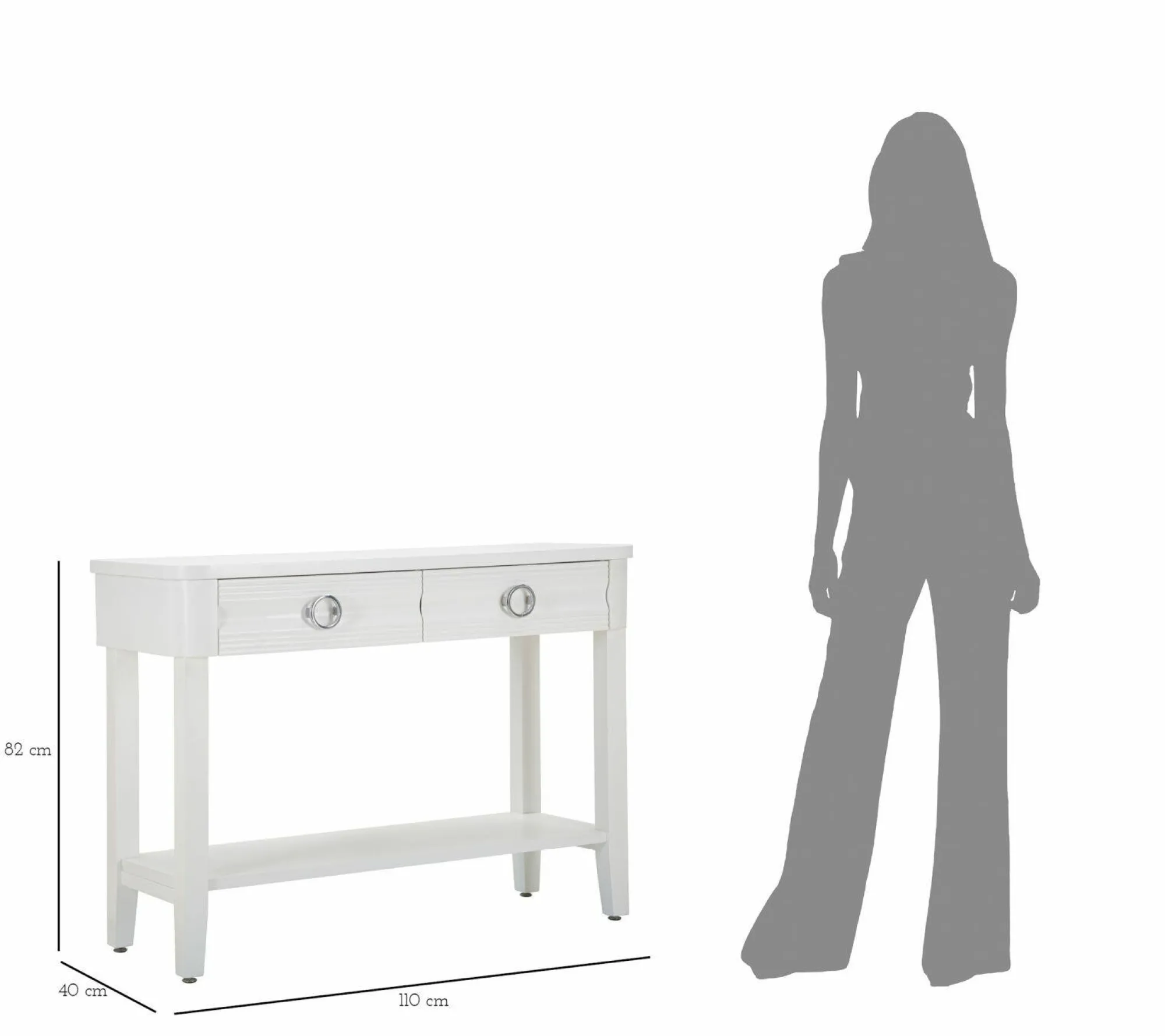 Consolle Bakar, 110x40 h82 cm,<Dmora Online