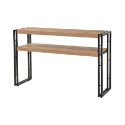 Consolle Basilicata, 140x35h80 cm, Quercia e Nero<Dmora Best Sale