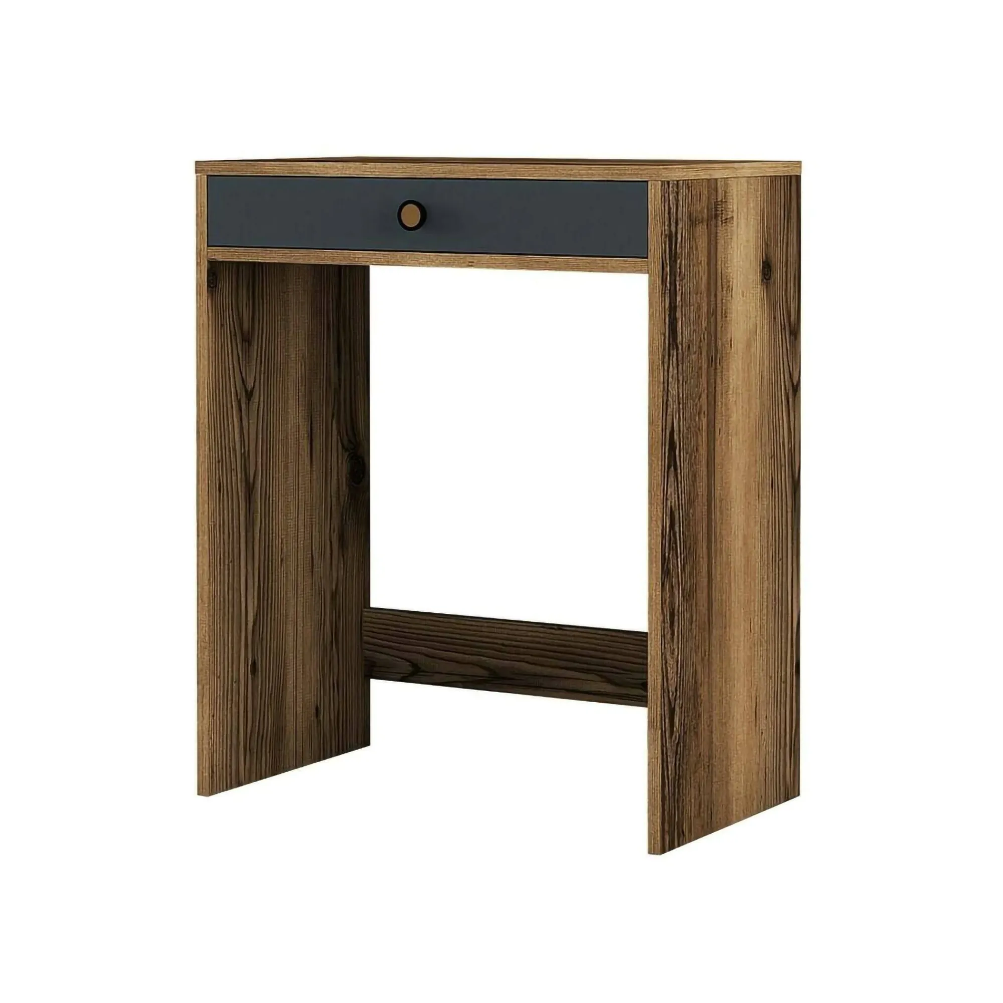 Consolle Bedonia, 70x85h40 cm, Noce e Antracite<Dmora Store