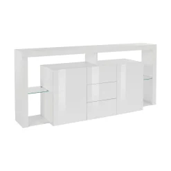 Credenza Aba, 180x40h80 cm, lucido<Dmora Best