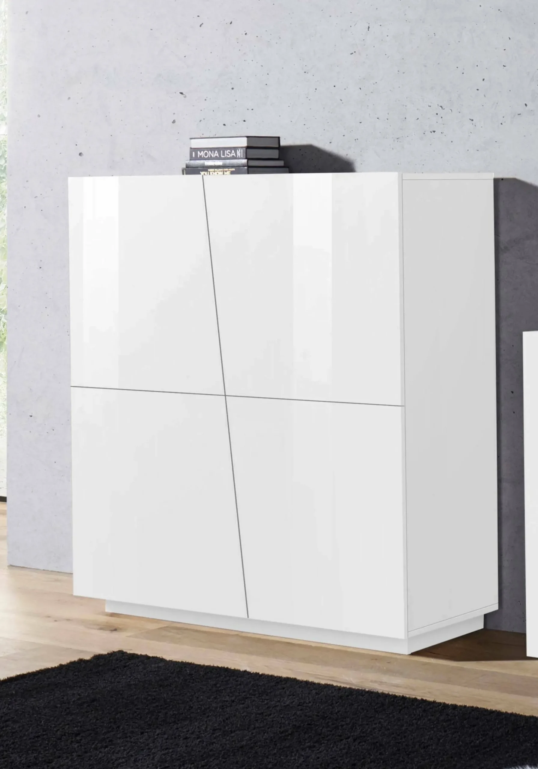 Credenza Abbabbau, cm 120x43h126,<Dmora Hot