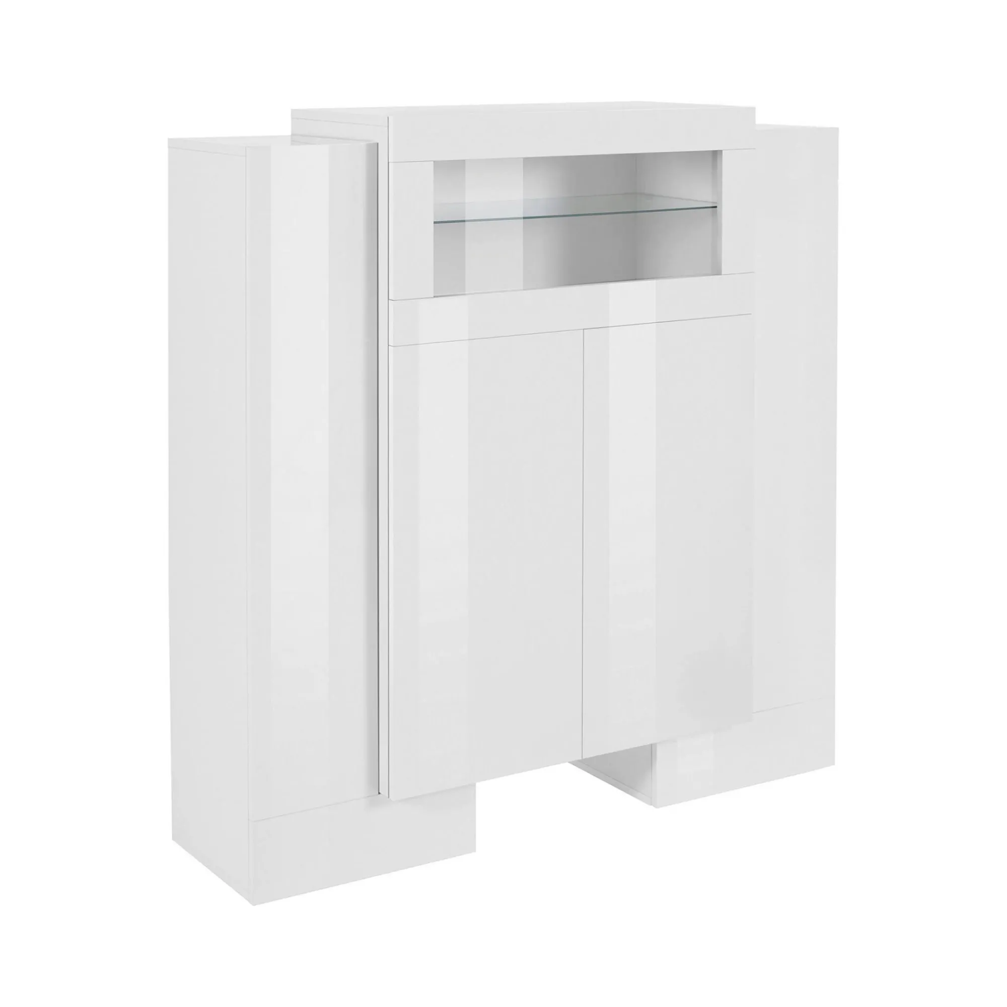 Credenza Acquadolce, cm 130x45h135,<Dmora New