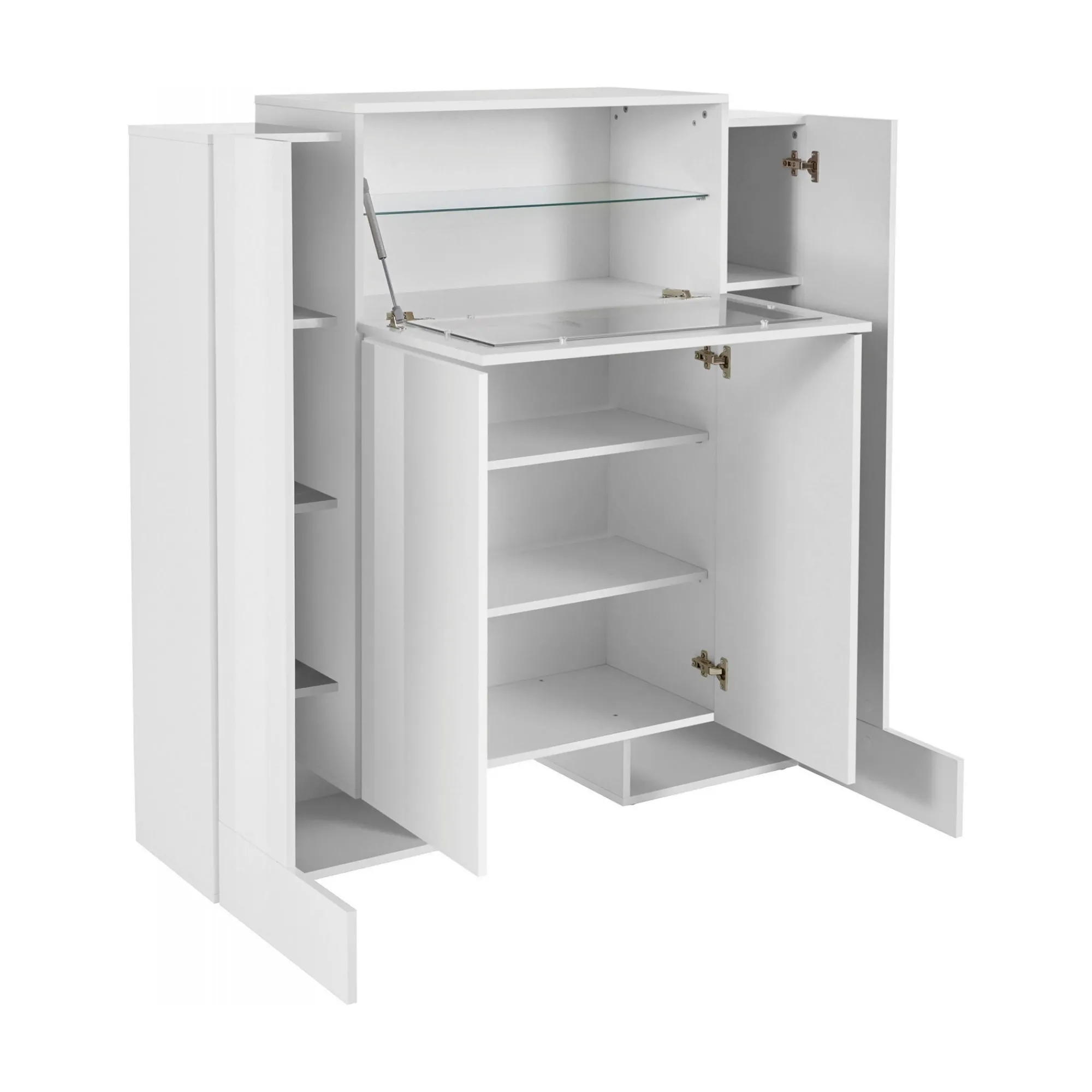 Credenza Acquadolce, cm 130x45h135,<Dmora New