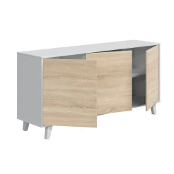 Credenza Acrolorum, 154x40h75 cm, e Rovere<Dmora Cheap