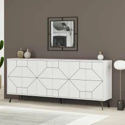Credenza Africo, 184x35h77 cm,<Dmora Best