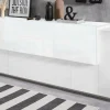 Credenza Akirum, cm 220x45h86,<Dmora Fashion