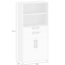 Credenza Albidona, 89x40 h186 cm,<Dmora New
