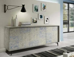 Credenza Aminda, 184x45h77 cm,<Dmora Fashion