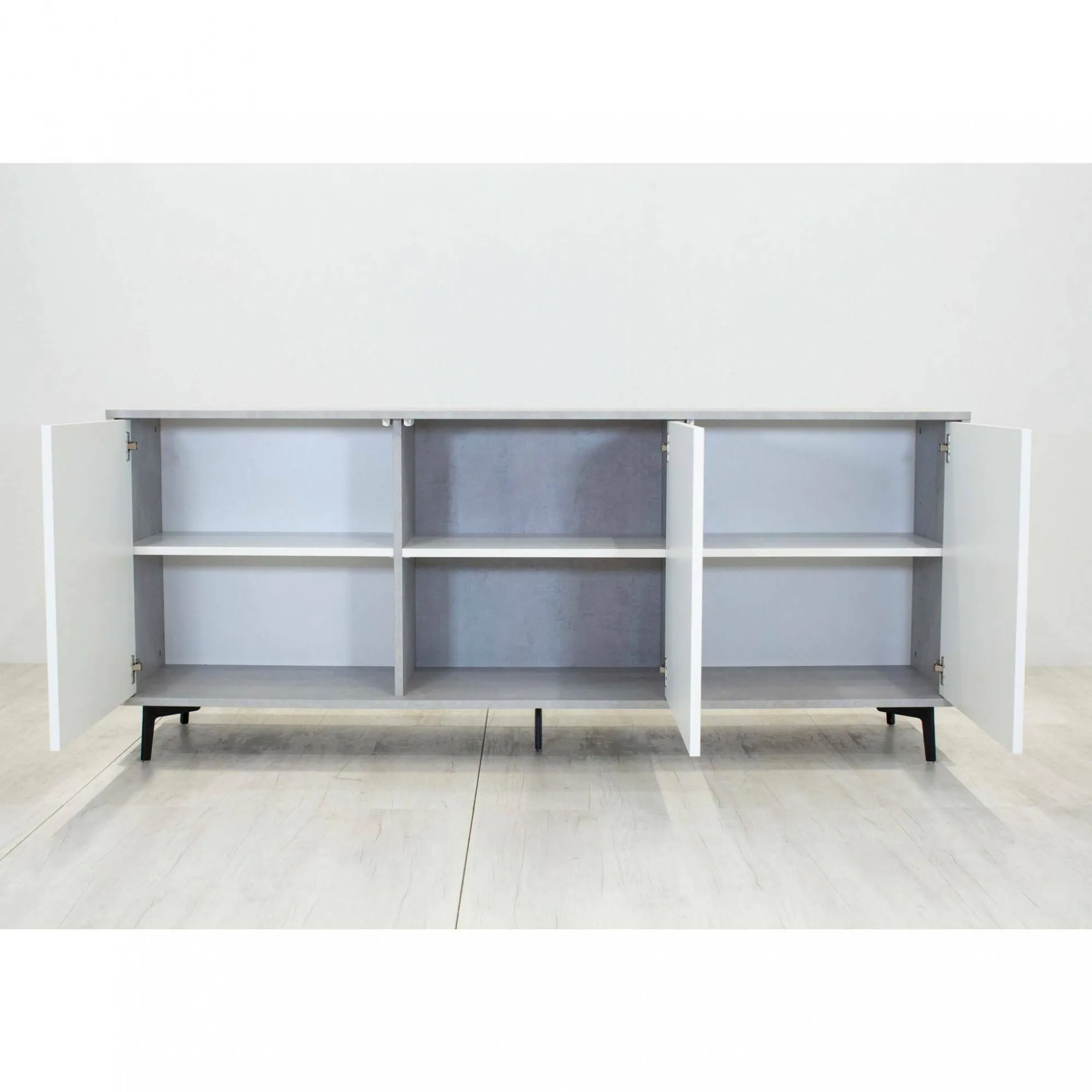 Credenza Aminda, 184x45h77 cm,<Dmora Fashion