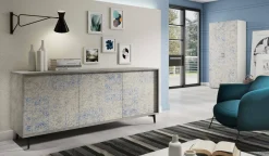 Credenza Aminda, 184x45h77 cm,<Dmora Fashion