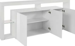 Credenza Andaleiv, Credenza moderna, lucido<Dmora Shop