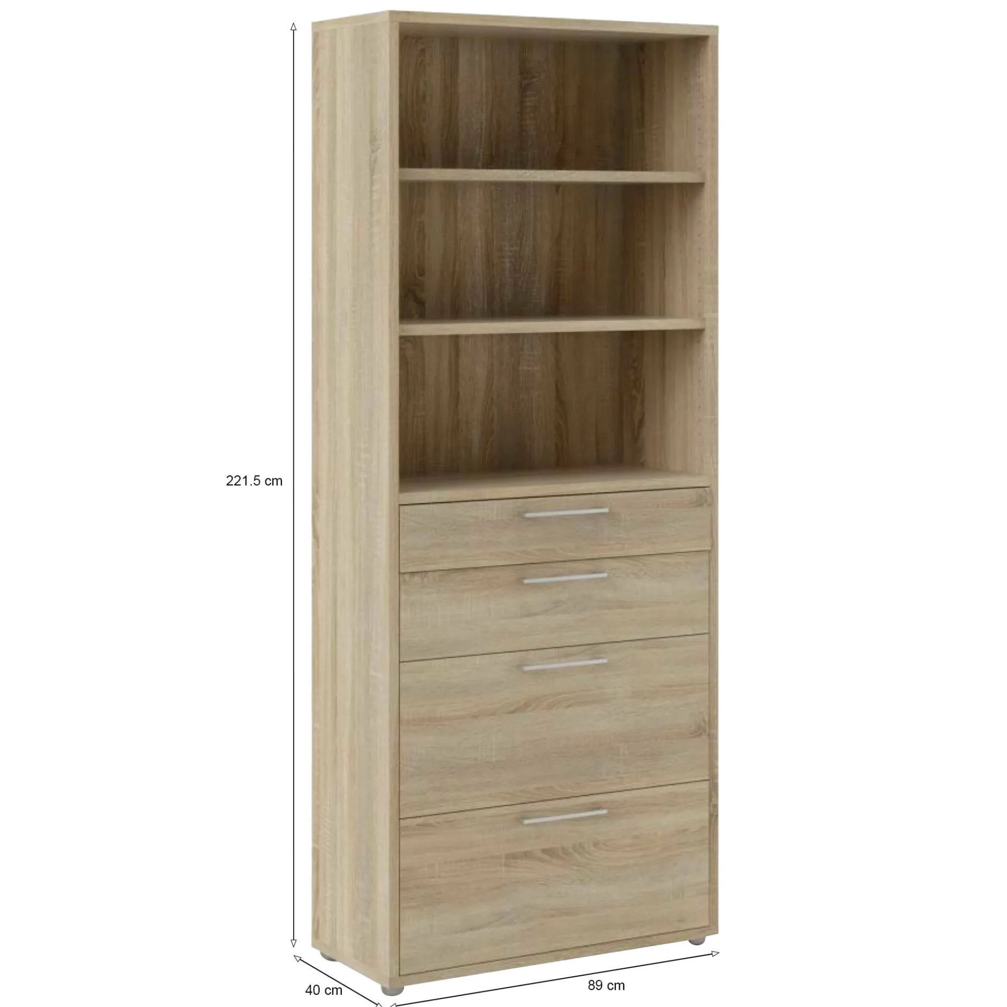 Credenza Aritzo, 89x40 h222 cm,<Dmora Fashion