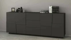 Credenza Astel, 220x44h86 cm,<Dmora Hot