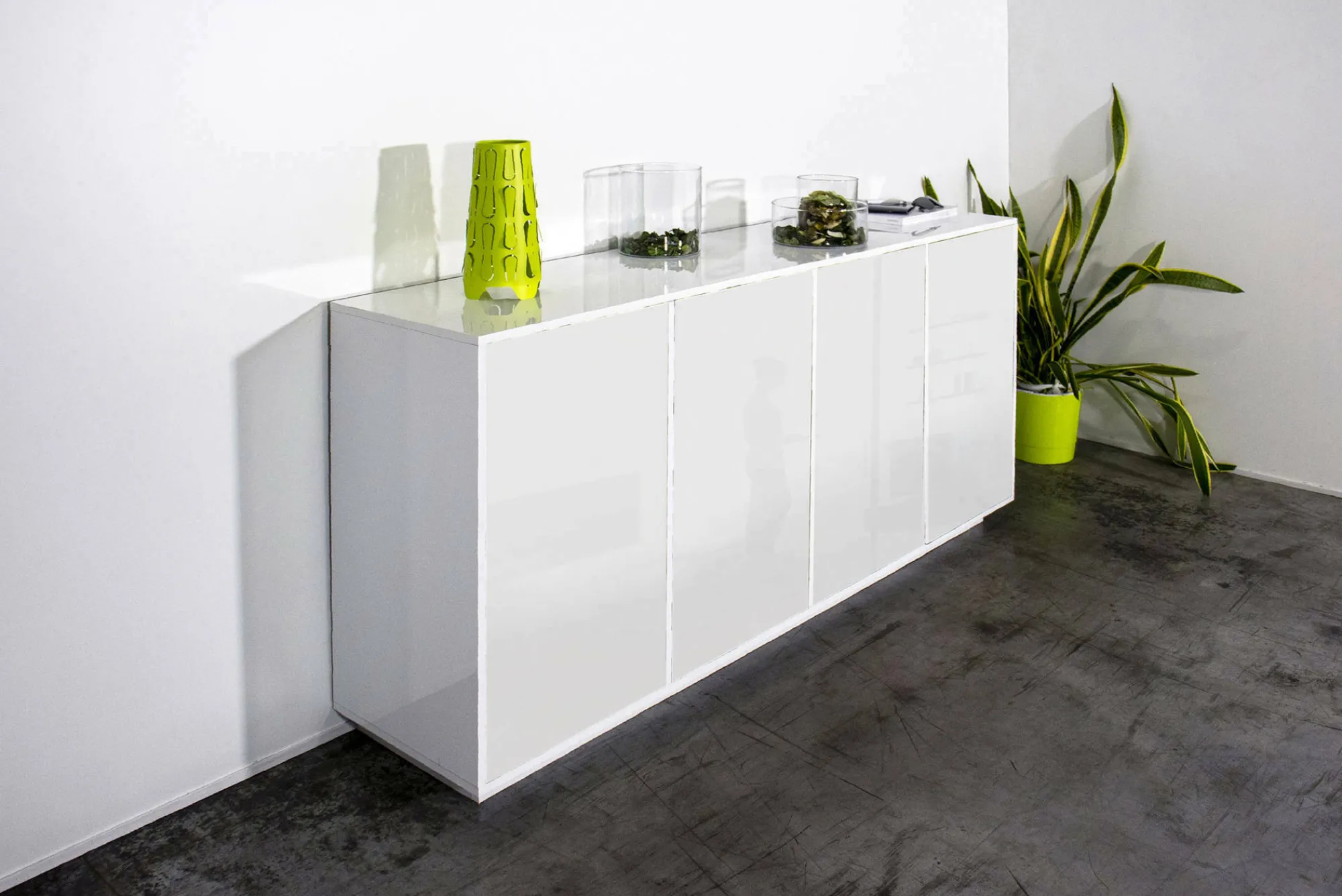 Credenza Aulina, cm 180x41h86,<Dmora Discount
