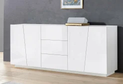 Credenza Ayrton, cm 220x43h86,<Dmora Cheap