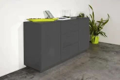 Credenza Aysha, cm 160x41h86,<Dmora Cheap