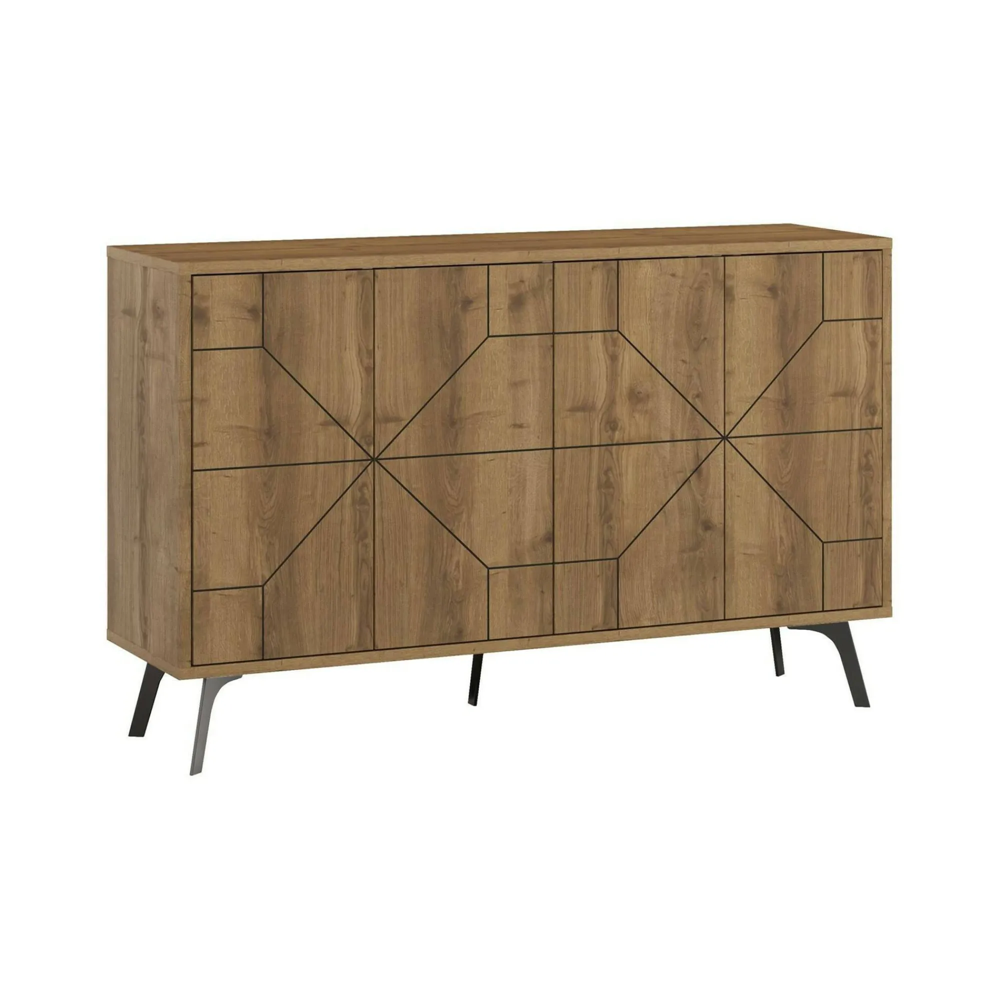 Credenza Brunale, 123x35h77 cm,<Dmora Fashion