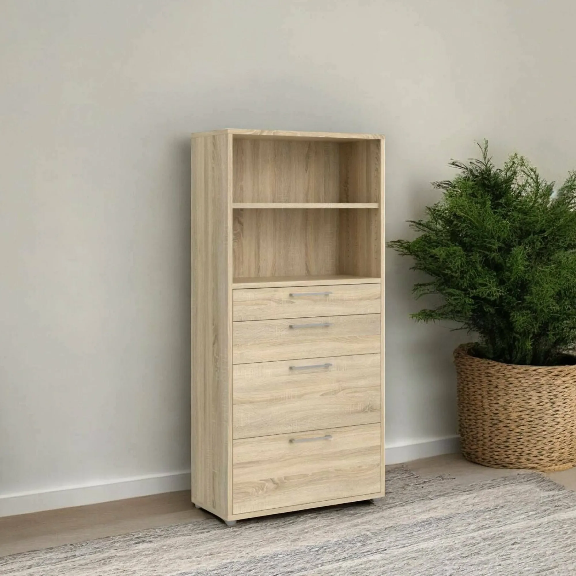 Credenza Ciudad, 89x40 h186 cm,<Dmora Outlet