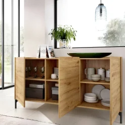 Credenza Dadop, 155x43h75 cm,<Dmora Fashion